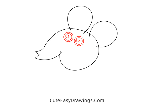 how to draw edmond elephant from peppa pig - www.cuteeasydrawings.com