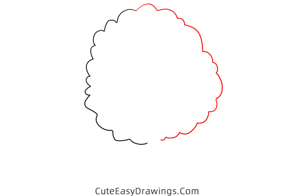 how to draw a summer tree - www.cuteeasydrawings.com