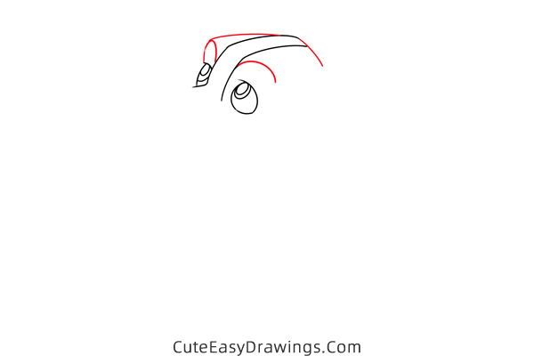 how to draw a puppy from lady and the tramp - www.cuteeasydrawings.com