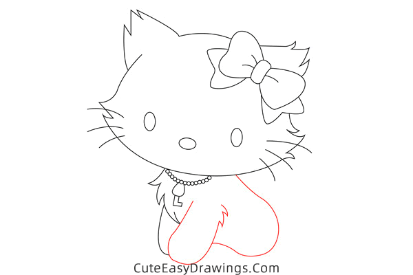how to draw charmmy kitty - www.cuteeasydrawings.com