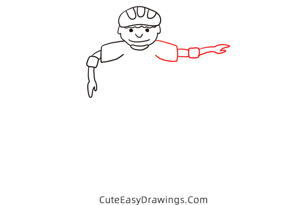 how to draw a skateboarder - www.cuteeasydrawings.com