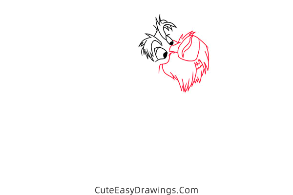 how to draw jock from lady and the tramp - www.cuteeasydrawings.com