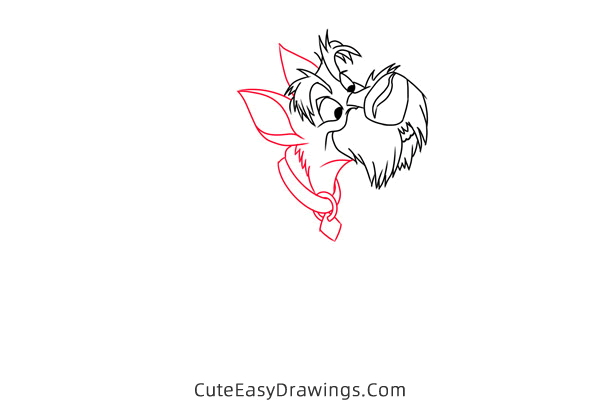 how to draw jock from lady and the tramp - www.cuteeasydrawings.com