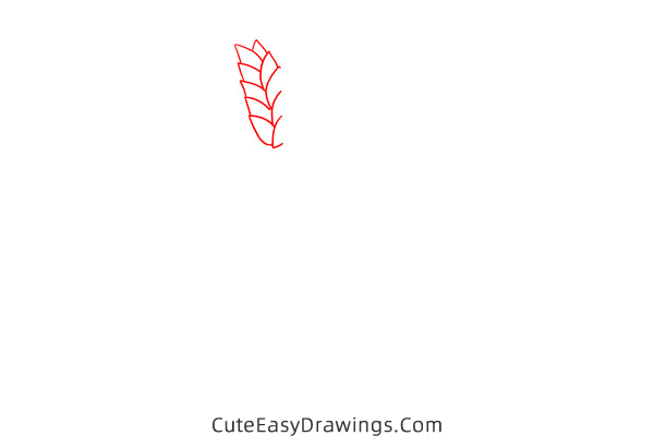 how to draw wheat - www.cuteeasydrawings.com