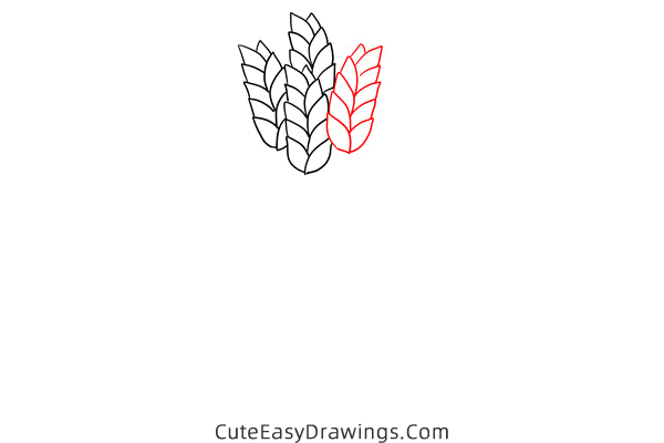 how to draw wheat - www.cuteeasydrawings.com