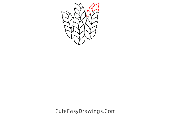 how to draw wheat - www.cuteeasydrawings.com