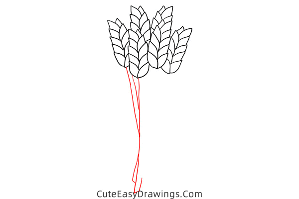 how to draw wheat - www.cuteeasydrawings.com