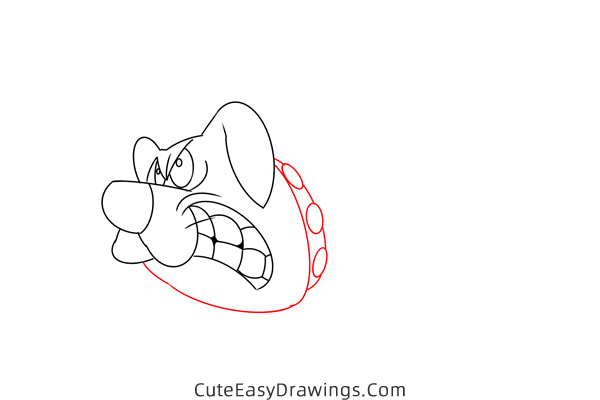 how to draw the dog from frosty the snowman - www.cuteeasydrawings.com
