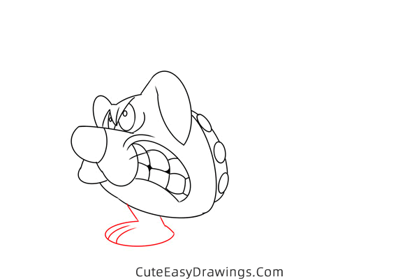 how to draw the dog from frosty the snowman - www.cuteeasydrawings.com