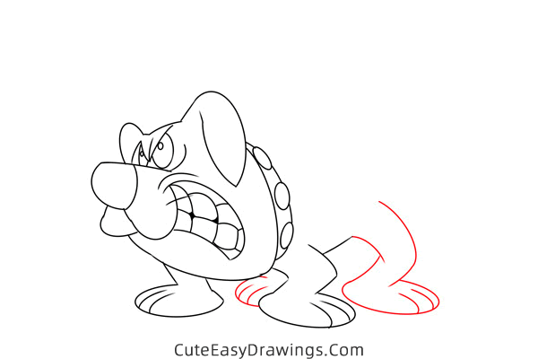 how to draw the dog from frosty the snowman - www.cuteeasydrawings.com