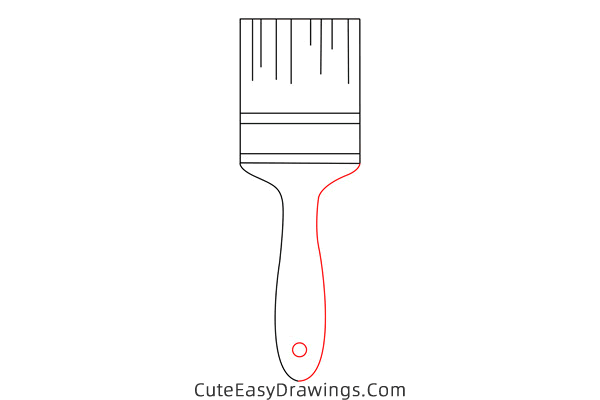 how to draw a brush - www.cuteeasydrawings.com