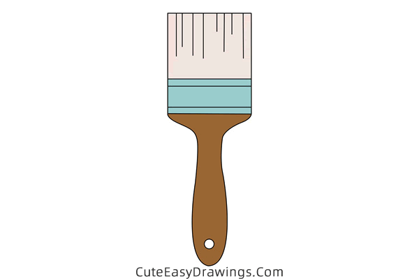 how to draw a brush - www.cuteeasydrawings.com