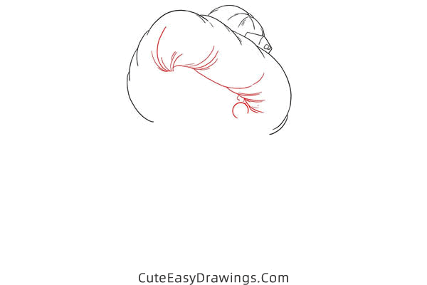how to draw yubaba from spirited away - www.cuteeasydrawings.com
