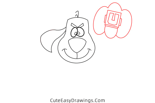 how to draw underdog - www.cuteeasydrawings.com
