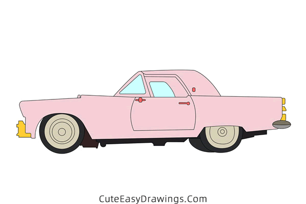 how to draw a car - www.cuteeasydrawings.com