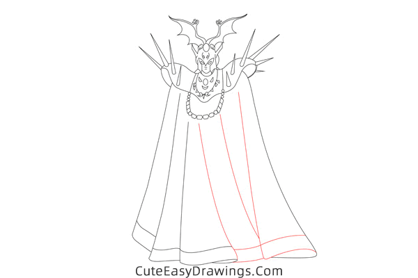 how to draw pope ares from saint seiya - www.cuteeasydrawings.com