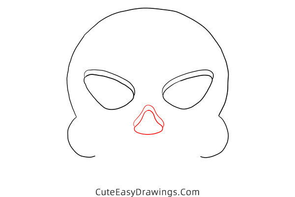 how to draw a skull easy - www.cuteeasydrawings.com