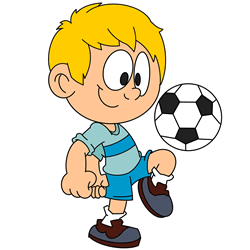 How to Draw a Boy Playing Soccer Step by Step