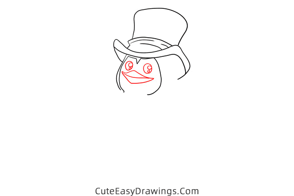 how to draw a cartoon penguin - www.cuteeasydrawings.com