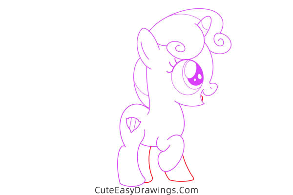 how to draw my little pony - www.cuteeasydrawings.com
