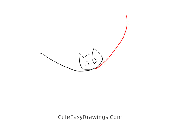 how to draw a halloween bat easy - www.cuteeasydrawings.com