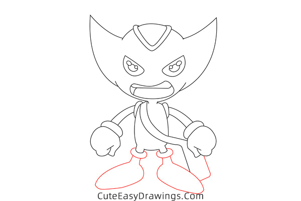 how to draw bokkun from sonic x - www.cuteeasydrawings.com