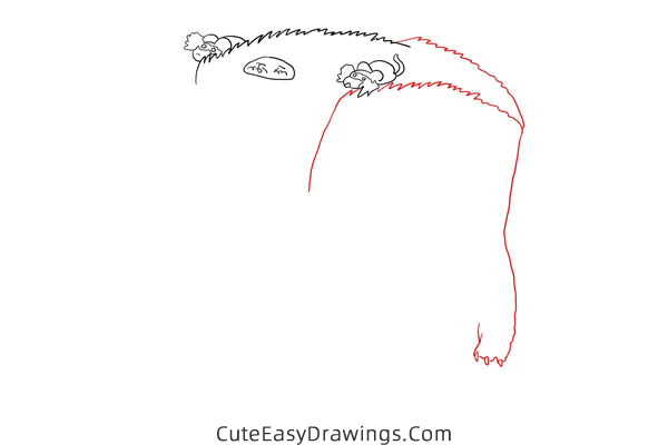 how to draw catbus from my neighbor totoro - www.cuteeasydrawings.com