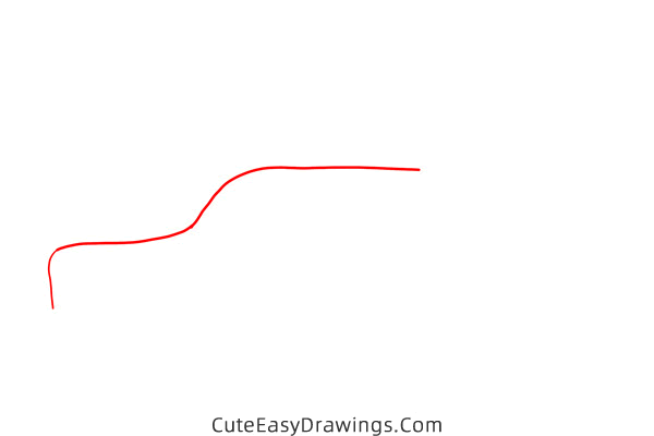 how to draw a car on the road - www.cuteeasydrawings.com