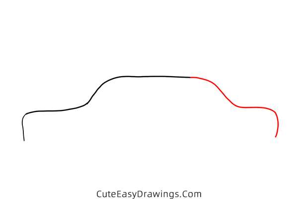 how to draw a car on the road - www.cuteeasydrawings.com