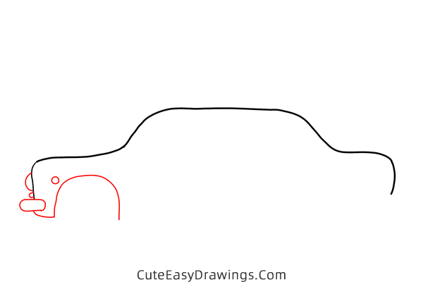 how to draw a car on the road - www.cuteeasydrawings.com