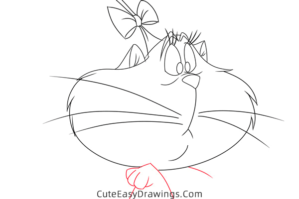 how to draw felicia from the great mouse detective - www.cuteeasydrawings.com