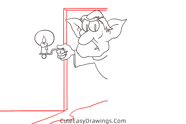 how to draw a vampire at night - www.cuteeasydrawings.com