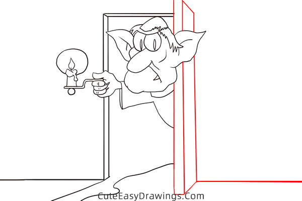how to draw a vampire at night - www.cuteeasydrawings.com