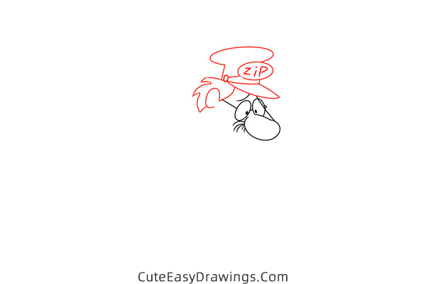 how to draw the postman from frosty the snowman - www.cuteeasydrawings.com