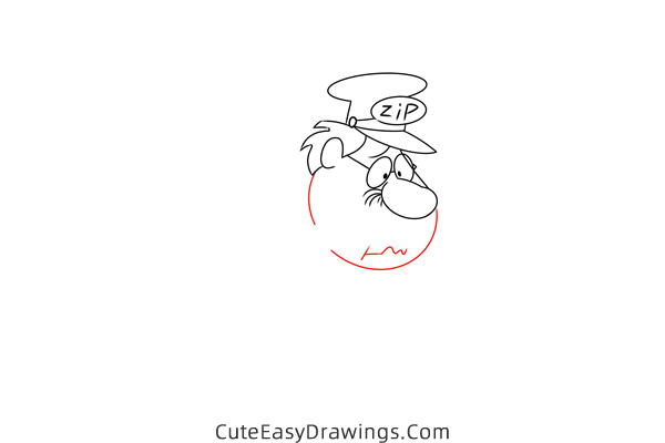 how to draw the postman from frosty the snowman - www.cuteeasydrawings.com