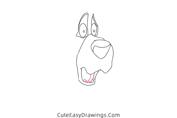 how to draw waylon from the fox and the hound - www.cuteeasydrawings.com