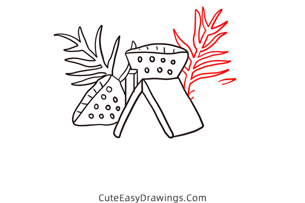 how to draw a cabin in the woods - www.cuteeasydrawings.com