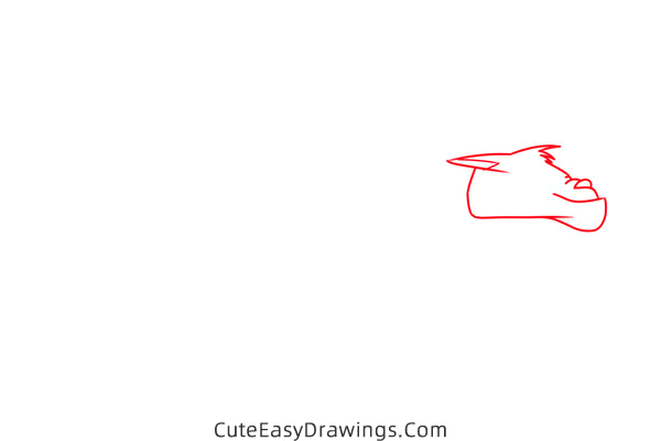how to draw jaune tom from gay purr ee easy - www.cuteeasydrawings.com