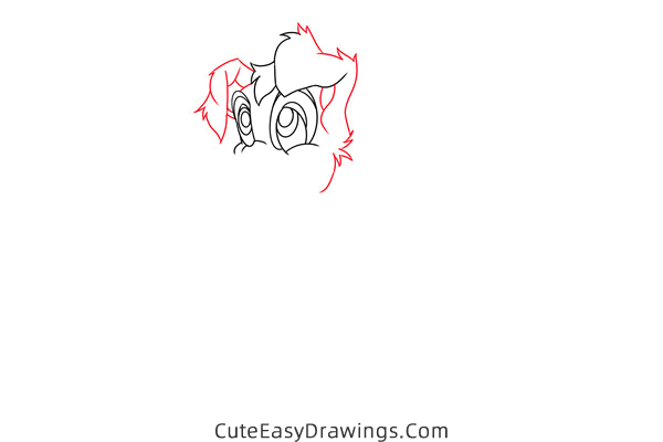 how to draw scamp from lady and the tramp - www.cuteeasydrawings.com