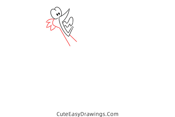 how to draw a funny chicken - www.cuteeasydrawings.com