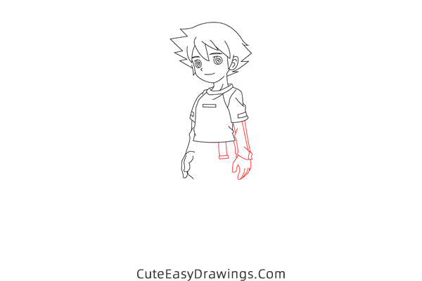 how to draw chris thorndyke from sonic x - www.cuteeasydrawings.com