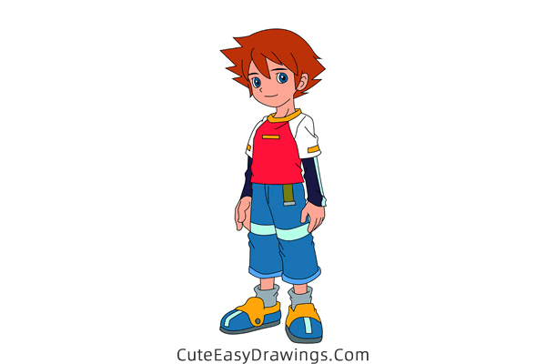 how to draw chris thorndyke from sonic x - www.cuteeasydrawings.com
