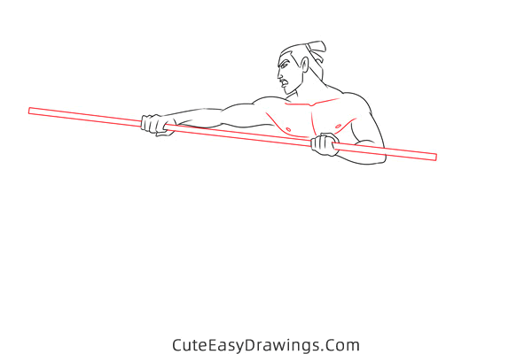 how to draw li shang from mulan - www.cuteeasydrawings.com