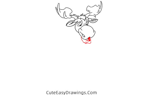 how to draw rutt tuke from brother bear - www.cuteeasydrawings.com