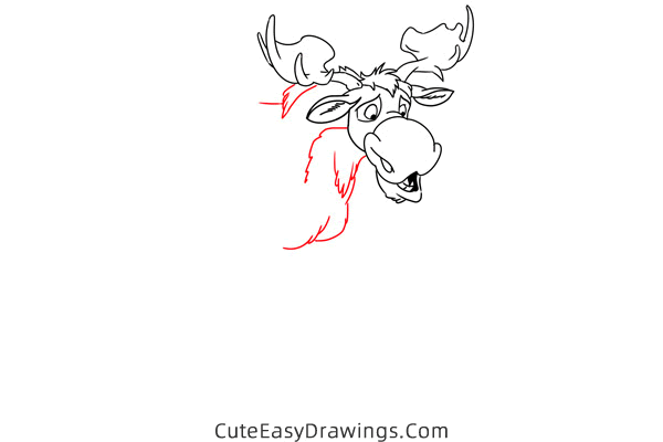 how to draw rutt tuke from brother bear - www.cuteeasydrawings.com
