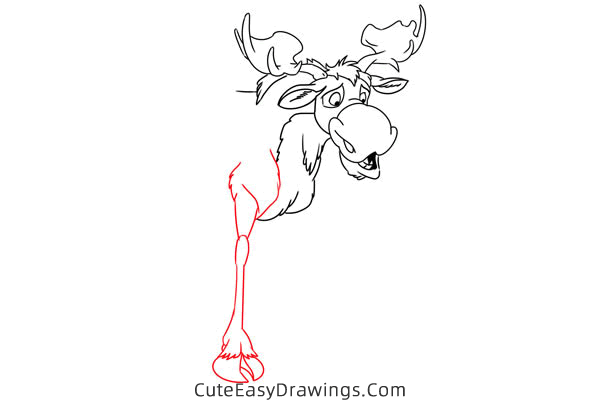 how to draw rutt tuke from brother bear - www.cuteeasydrawings.com