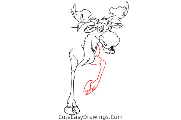 how to draw rutt tuke from brother bear - www.cuteeasydrawings.com