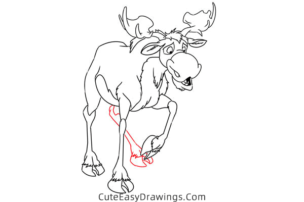 how to draw rutt tuke from brother bear - www.cuteeasydrawings.com