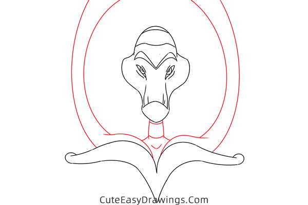 how to draw grand councilwoman from lilo stitch - www.cuteeasydrawings.com