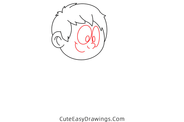 how to draw a boy playing soccer - www.cuteeasydrawings.com